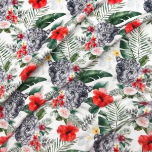 Single jersey 170 g/m² z nadrukiem